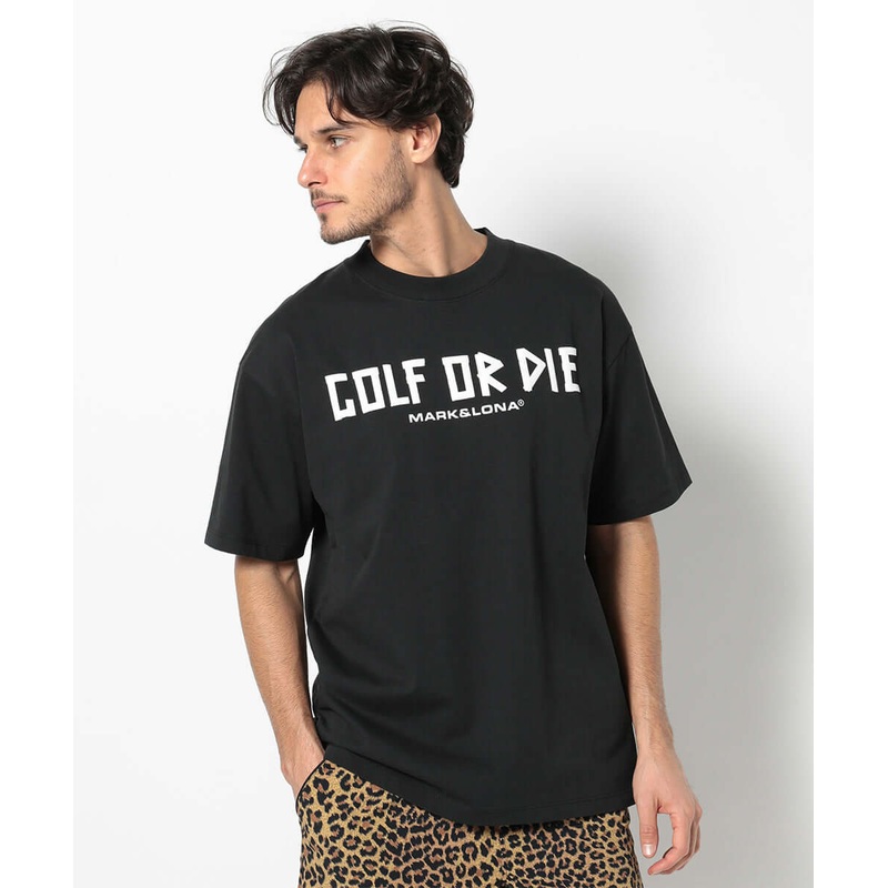 Golf or Surf Relaxed Tee|WHITE|BLACK|44(S)|46(M)|48(L)|50(XL)