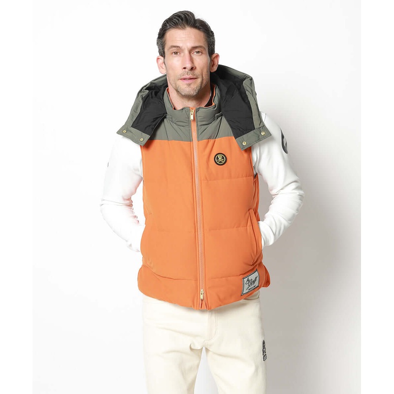 Primus Down Vest | MEN|ORANGE|BEIGE|CHARCOAL|44(S)|46(M)|48(L)|50(XL)