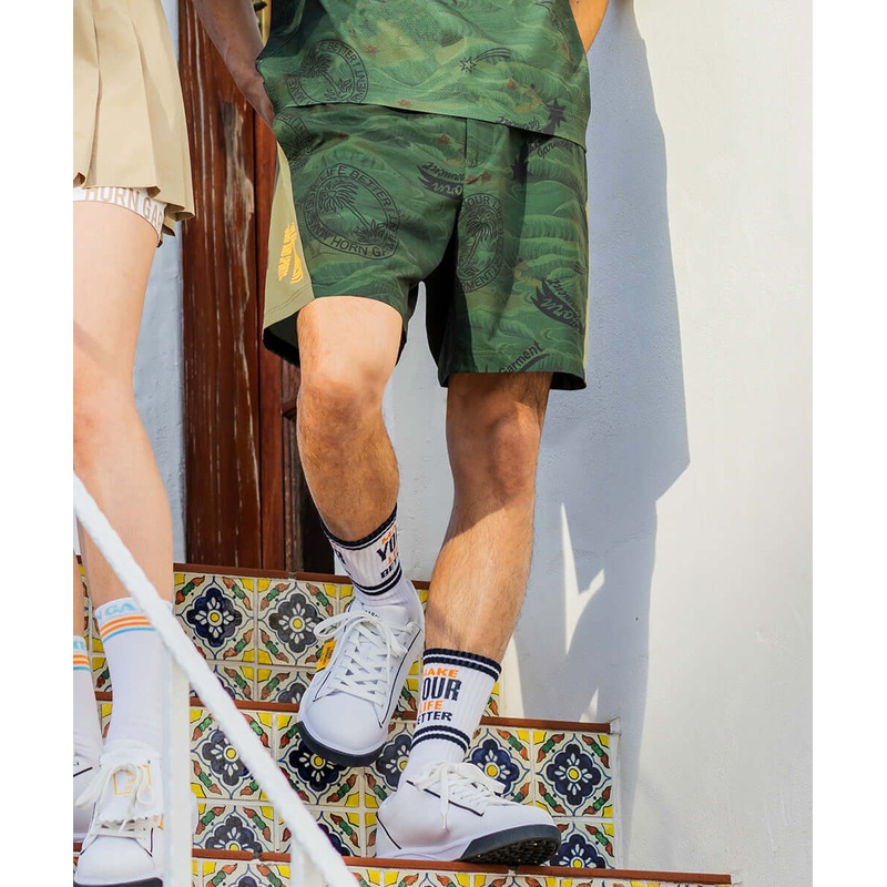 Retro Hawaiian Mesh Shorts | MEN