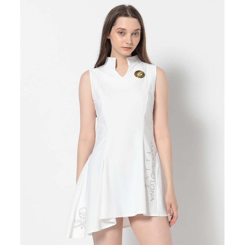 Aria Asymmetry Dress | WOMEN|WHITE|BLACK|EMERALD|34(XS)|36(S)|38(M)