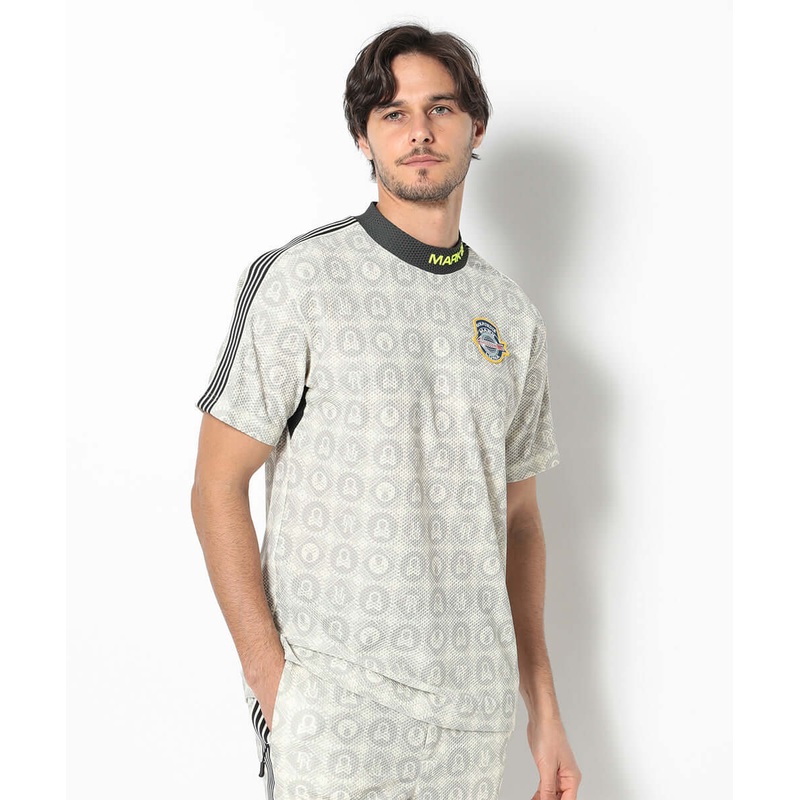 B.O.C Mesh Mock Tee | MEN|BLACK|IVORY|44(S)|46(M)|48(L)|50(XL)|52(XXL)