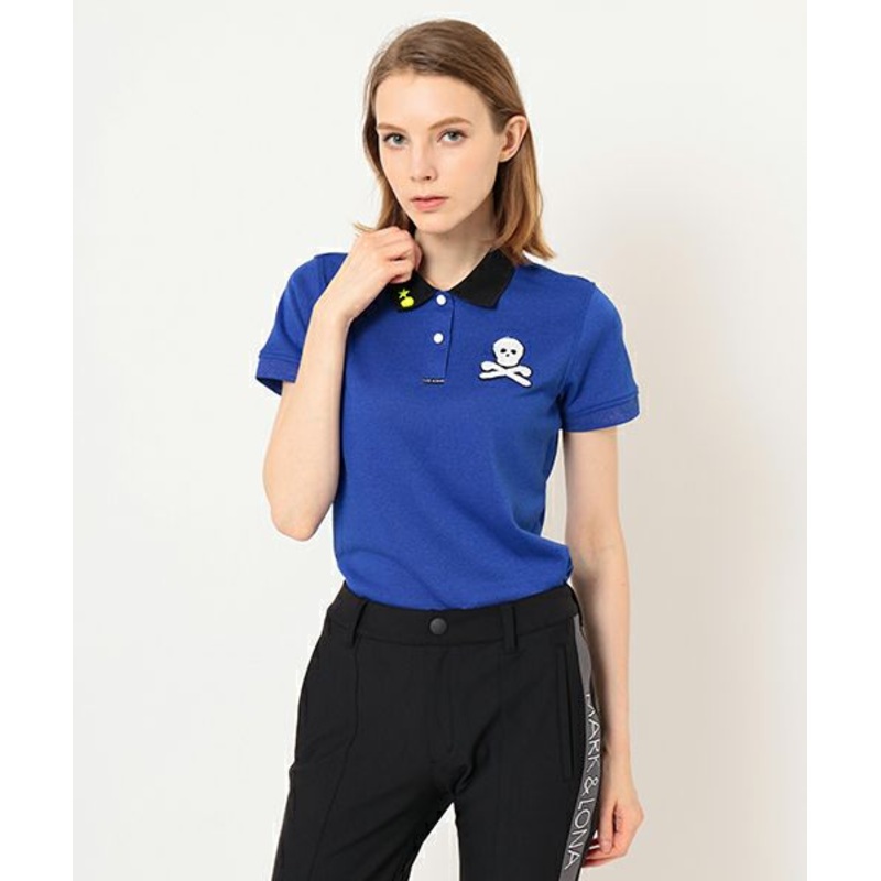 Dormie Studs Polo | WOMEN|BLUE|WHITE|BLACK|MAGENTA|YELLOW|36(S)|38(M)|40(L)