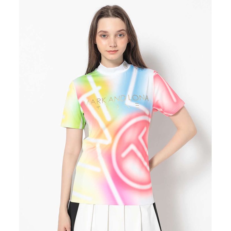 Electric Mock Shirt | WOMEN|WHITE|BLACK|34(XS)|36(S)|38(M)