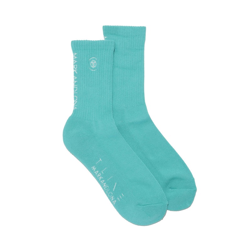Essential Crew Socks | WOMEN|WHITE|PINK|YELLOW|EMERALD|23-25cm