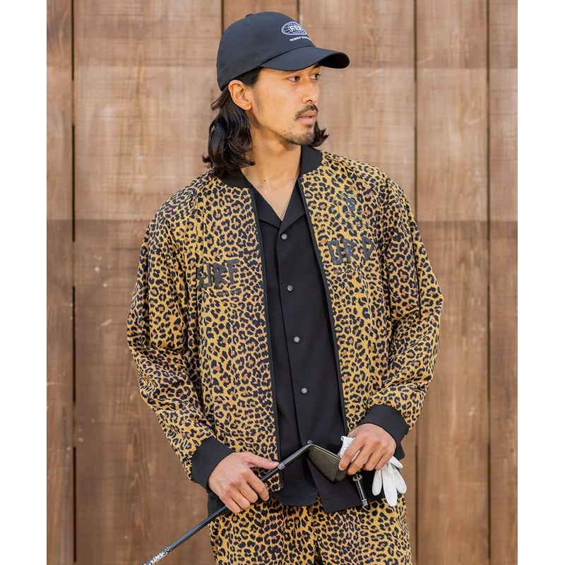 Golf or Surf Air Jacket|CAMO|LEOPARD|BLACK|44(S)|46(M)|48(L)|50(XL)