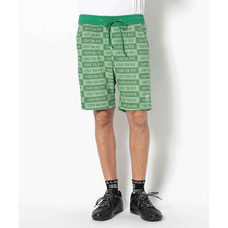 Golf or Surf Pile Shorts|GREEN|WHITE|BLACK|44(S)|46(M)|48(L)|50(XL)