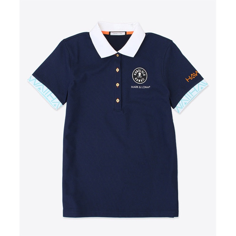 HNL Emblem Polo | WOMEN|NAVY|GREEN|GREY|RED|WHITE|36(S)|38(M)|40(L)