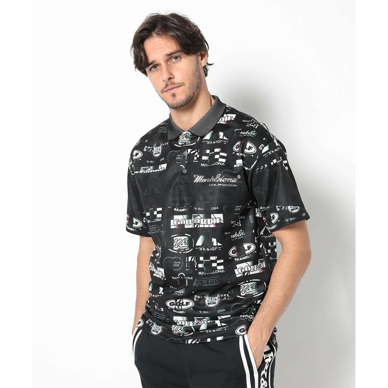 Momentum Grid Polo | MEN|BLACK|WHITE|44(S)|46(M)|48(L)|50(XL)|52(XXL)