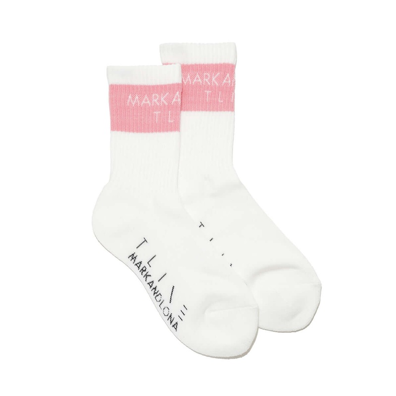 Signature Crew Socks | WOMEN|WHITE|BLACK|BEIGE|23-25cm