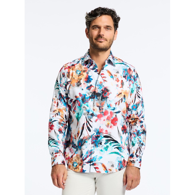ARETES LONG SLEEVE BUTTON DOWN SHIRT