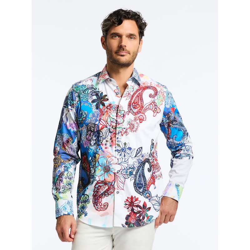 BRANCA LONG SLEEVE BUTTON DOWN SHIRT