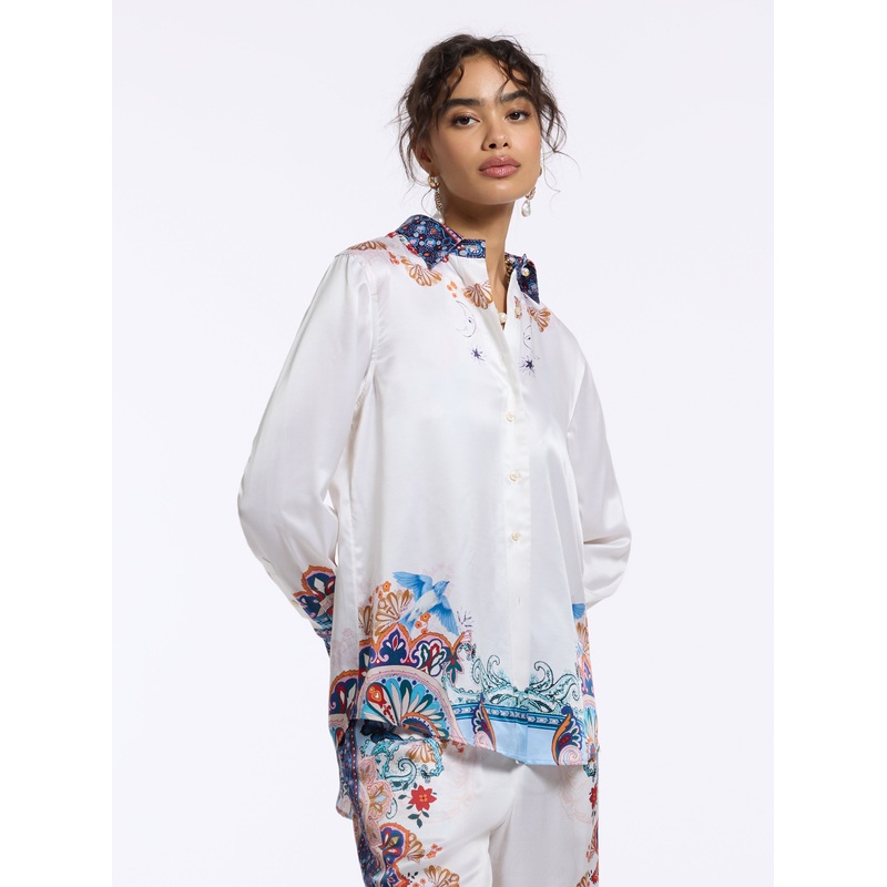 CARRIE LONG SLEEVE SHIRT|CREAM|XS|S|M|L|XL|2XL