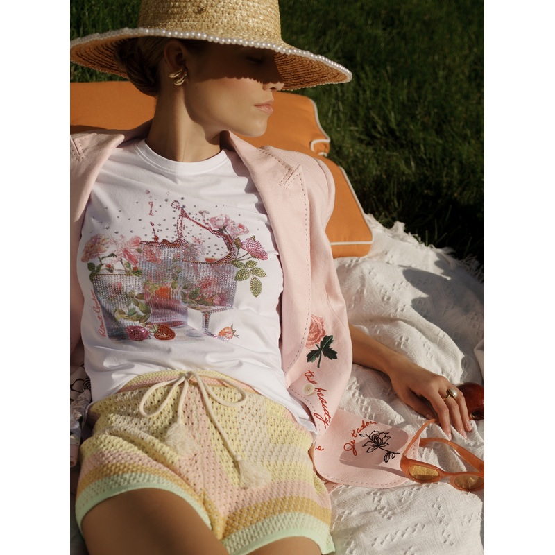FLORAL SPRITZ SHORT SLEEVE T-SHIRT