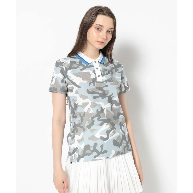 Gauge Camo Hybrid Polo | WOMEN