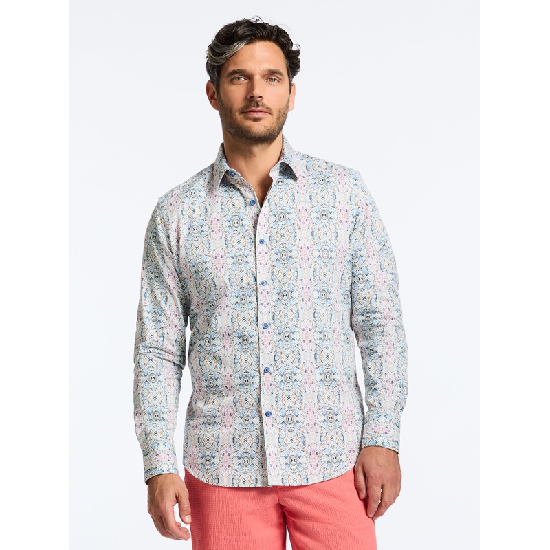 GOMERA LONG SLEEVE BUTTON DOWN SHIRT