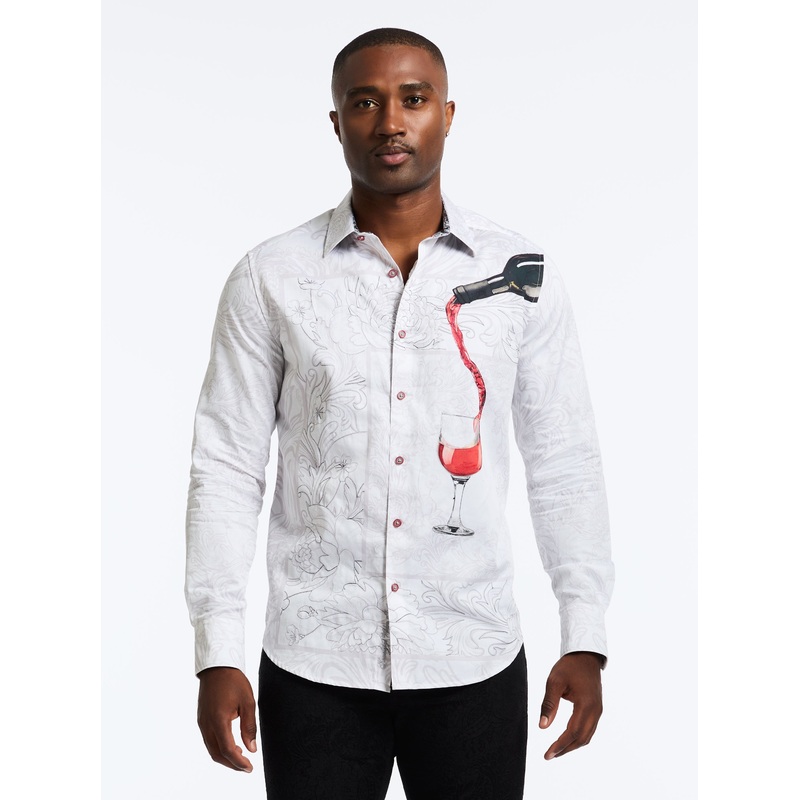 GRENASHE LONG SLEEVE BUTTON DOWN SHIRT
