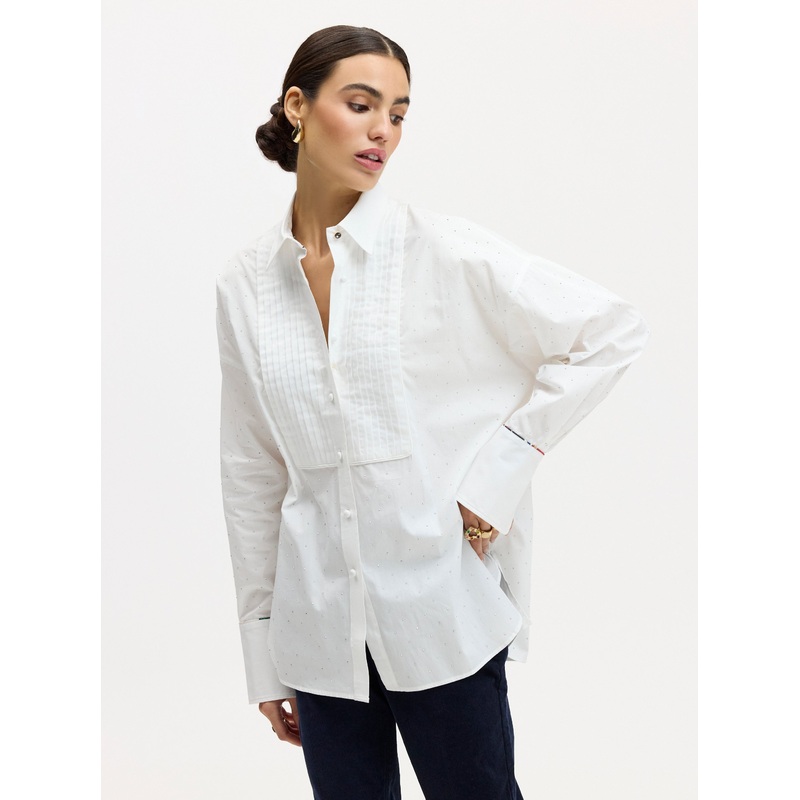 MELODY LONG SLEEVE SHIRT|WHITE|XS|S|M|L|XL|2XL