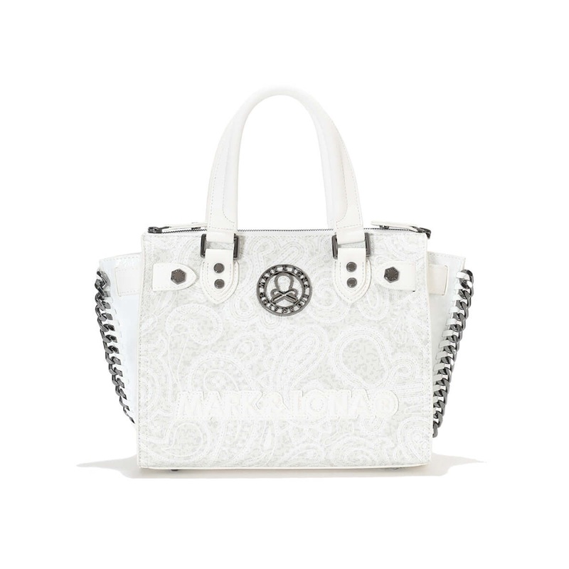 Mirage Paisley Cart Tote|WHITE|BLACK|GREEN|FREE