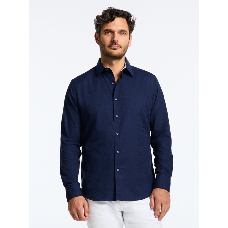 ODYSSEY LONG SLEEVE BUTTON DOWN SHIRT