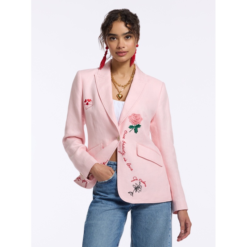 PENELOPE JACKET|LT. PINK|2|4|6|8|10|12|14