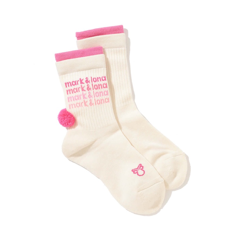 PomCharm Gradient Crew Socks | WOMEN
