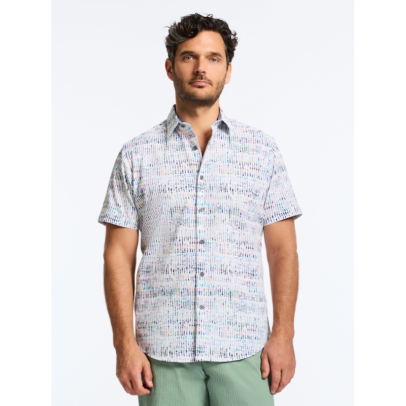 PONZA SHORT SLEEVE BUTTON DOWN SHIRT