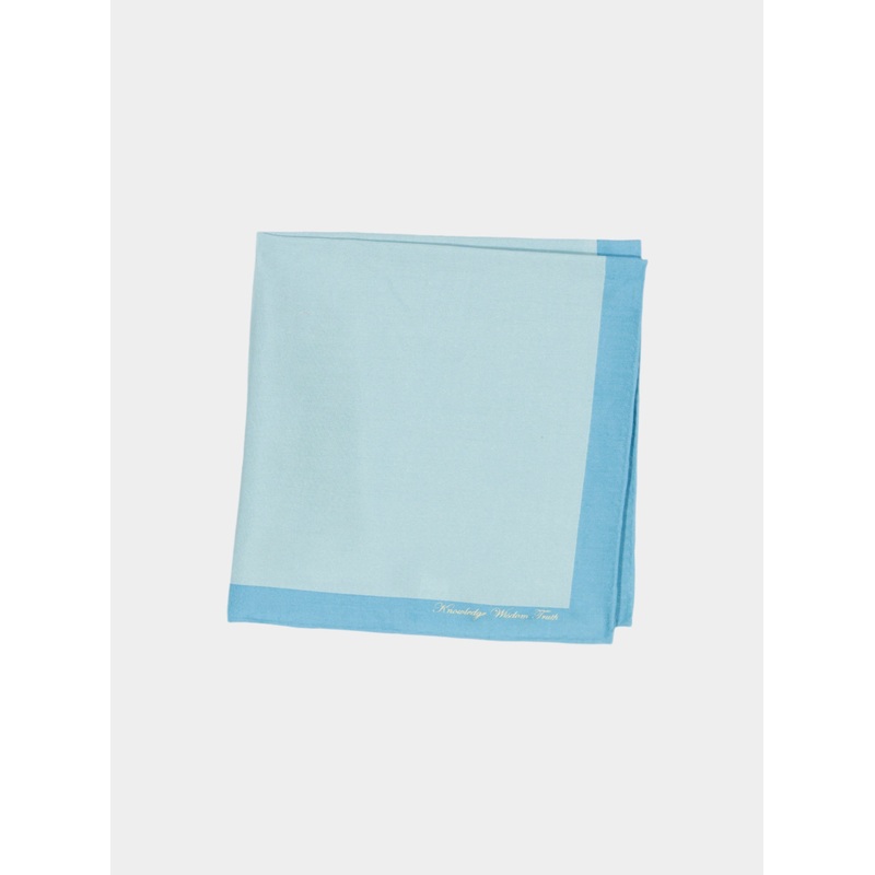 SOLID POCKET SQUARE|AQUA|EA