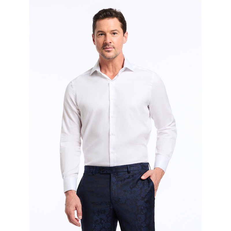 TUX LONG SLEEVE BUTTON DOWN SHIRT
