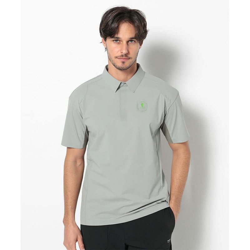 Voltaic Laser Vent Polo | MEN|LT.GREY|BLACK|44(S)|46(M)|48(L)|50(XL)