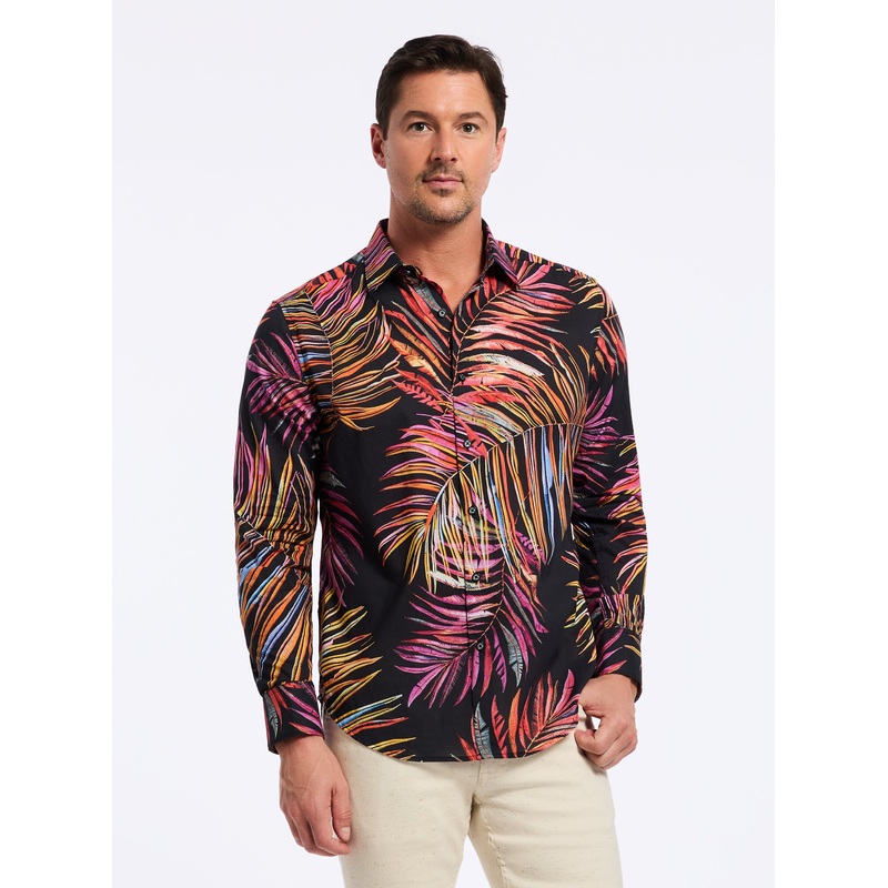 ACAI LONG SLEEVE BUTTON DOWN SHIRT BIG