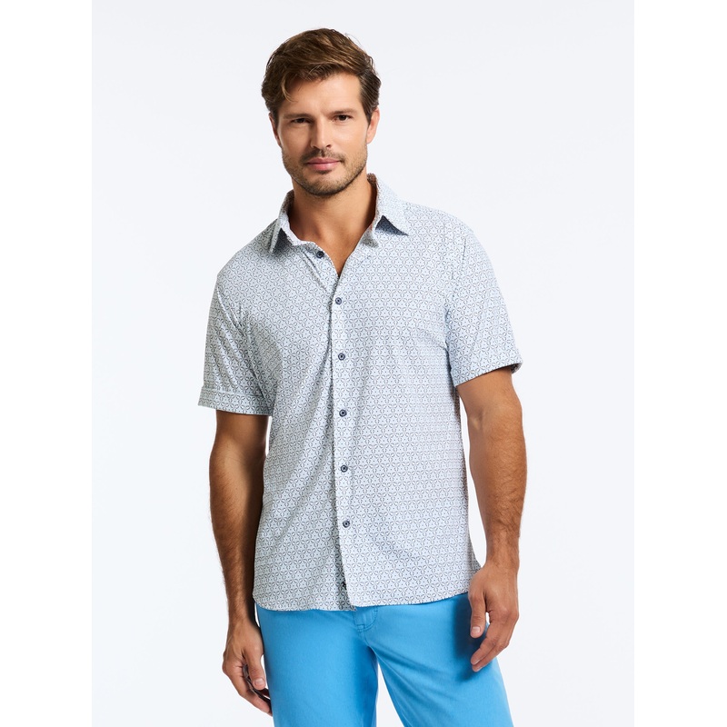 AVALON SHORT SLEEVE BUTTON DOWN SHIRT