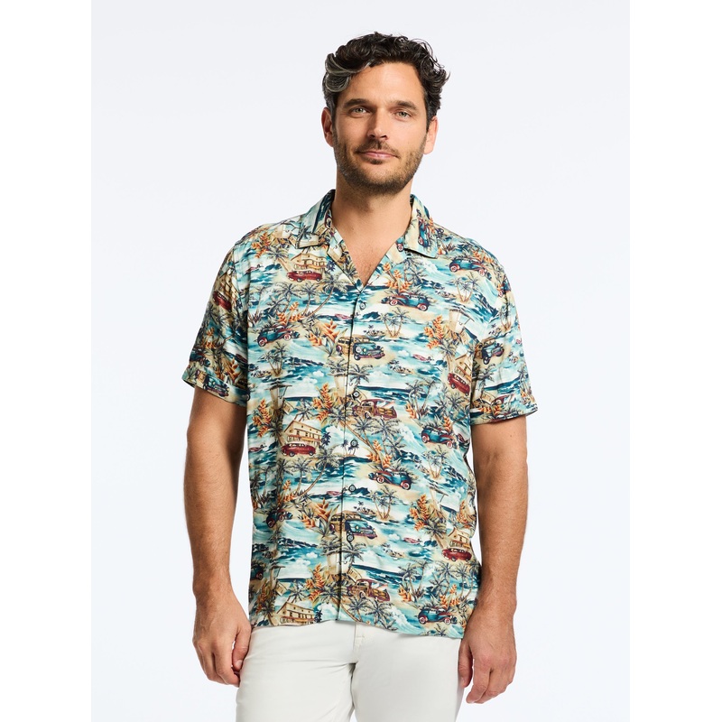 GETAWAY SHORT SLEEVE BUTTON DOWN SHIRT