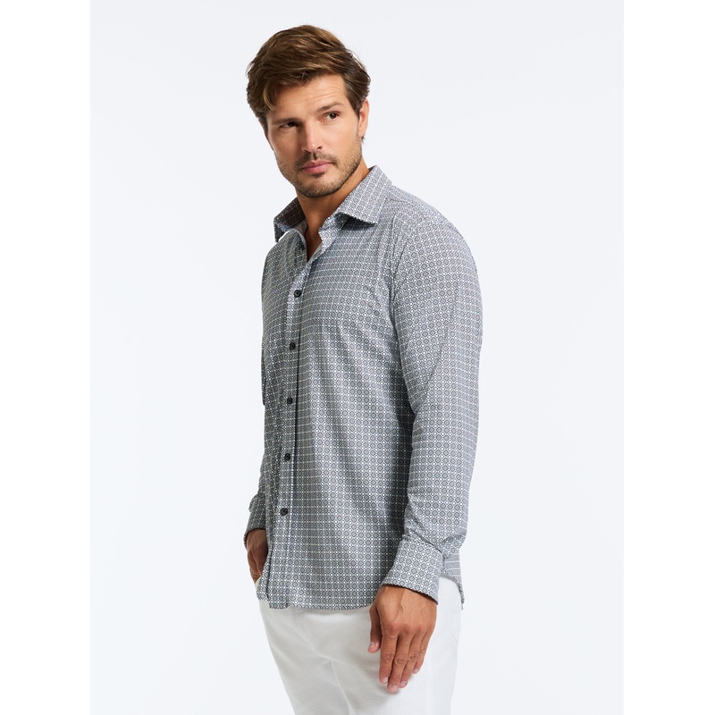 GRESHAM LONG SLEEVE BUTTON DOWN SHIRT