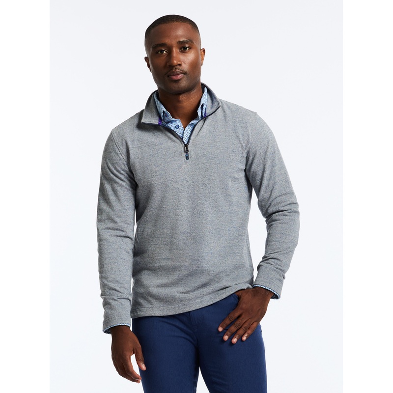 HOBSON LONG SLEEVE KNIT SHIRT|NAVY|XS|S|M|L|XL|2XL|3XL|4XL