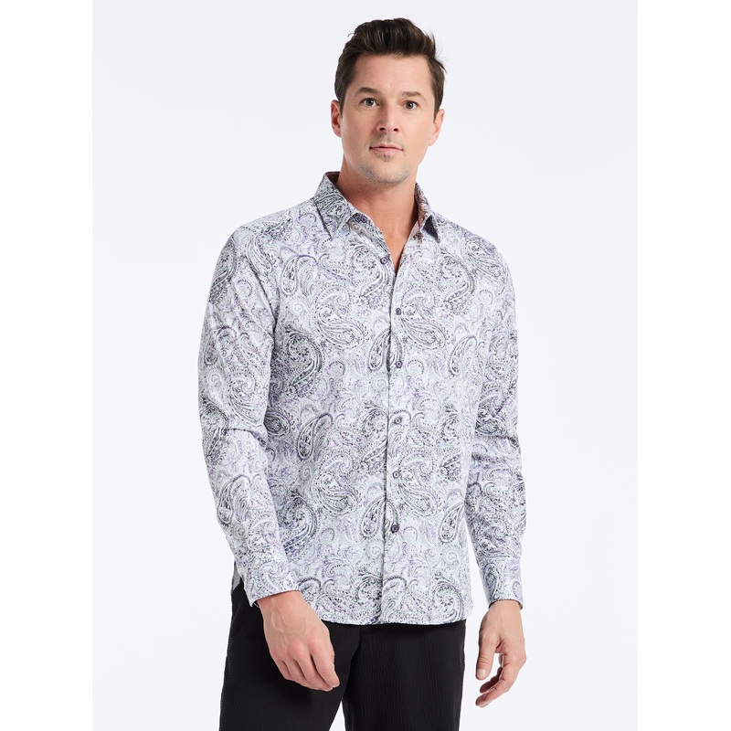 IBIZA LONG SLEEVE BUTTON DOWN SHIRT