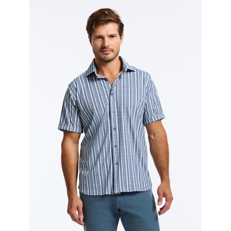 IONIAN SHORT SLEEVE BUTTON DOWN SHIRT