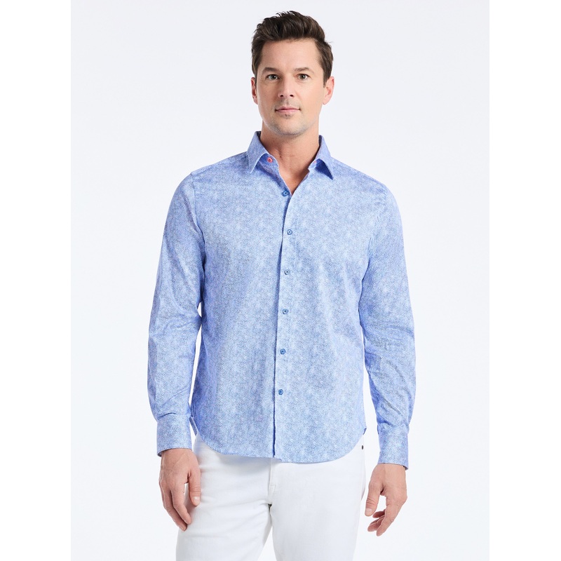 KEFALONIA LONG SLEEVE BUTTON DOWN SHIRT