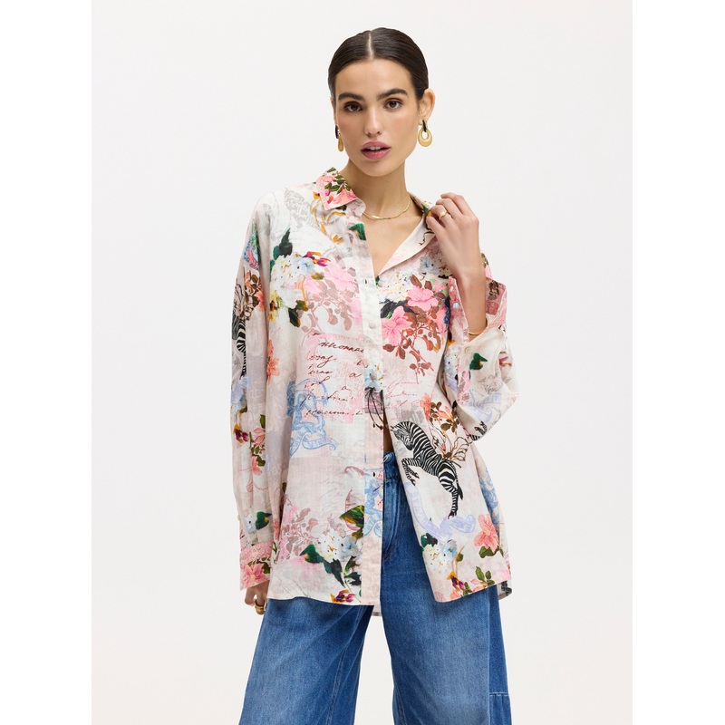 LOLA LONG SLEEVE SHIRT|MULTI|S-M|L-XL