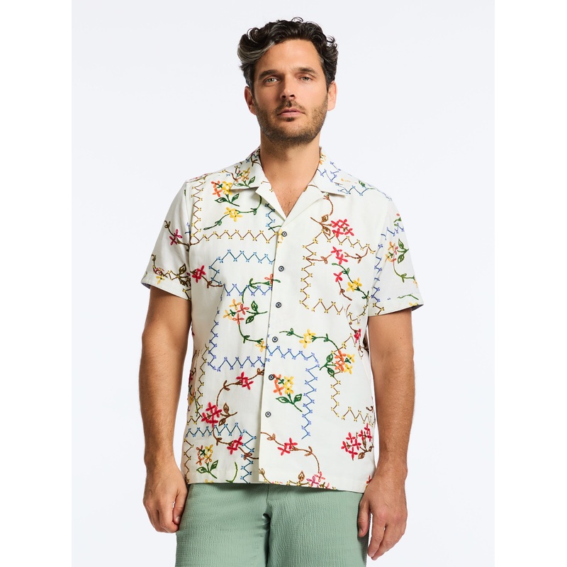 MARETTIMO SHORT SLEEVE BUTTON DOWN SHIRT