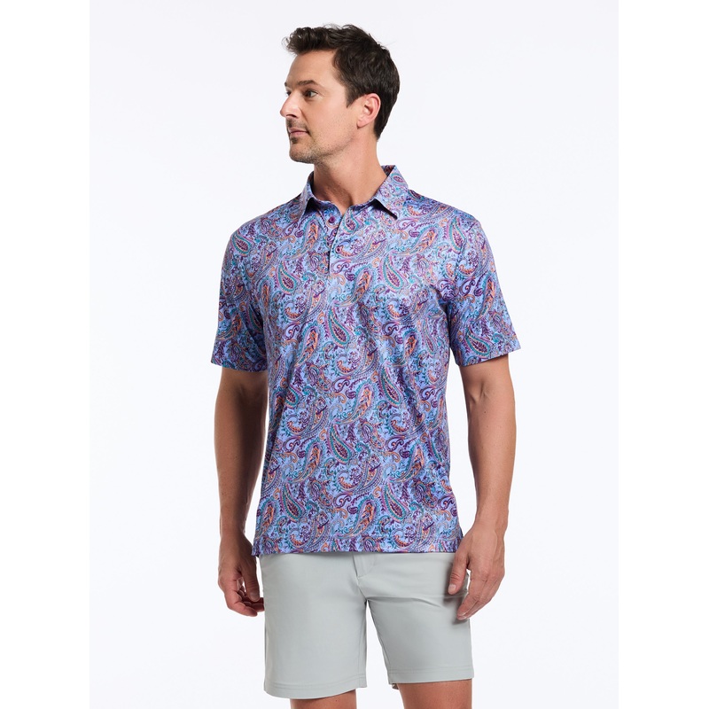 MATOS SHORT SLEEVE POLO|PURPLE|XS|S|M|L|XL|2XL|3XL|4XL