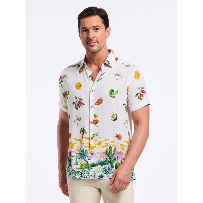 MEZCAL SHORT SLEEVE BUTTON DOWN SHIRT