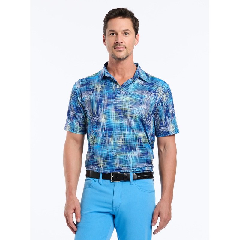 SALAS SHORT SLEEVE POLO|BLUE|XS|S|M|L|XL|2XL|3XL|4XL