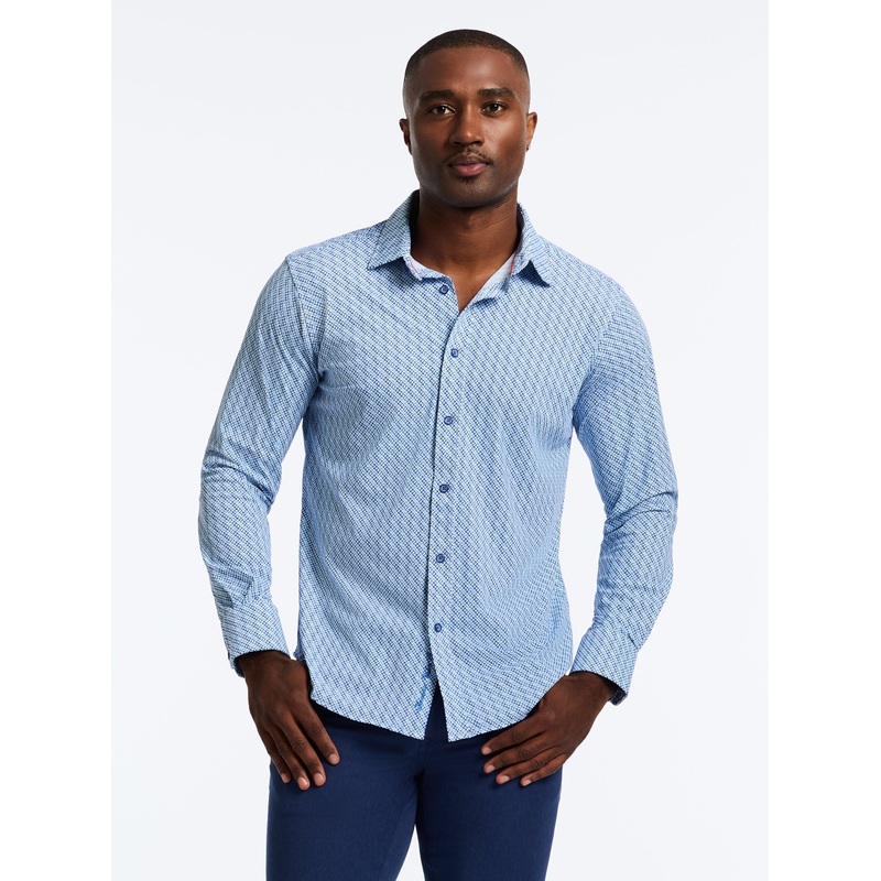 WILSHIRE LONG SLEEVE BUTTON DOWN SHIRT