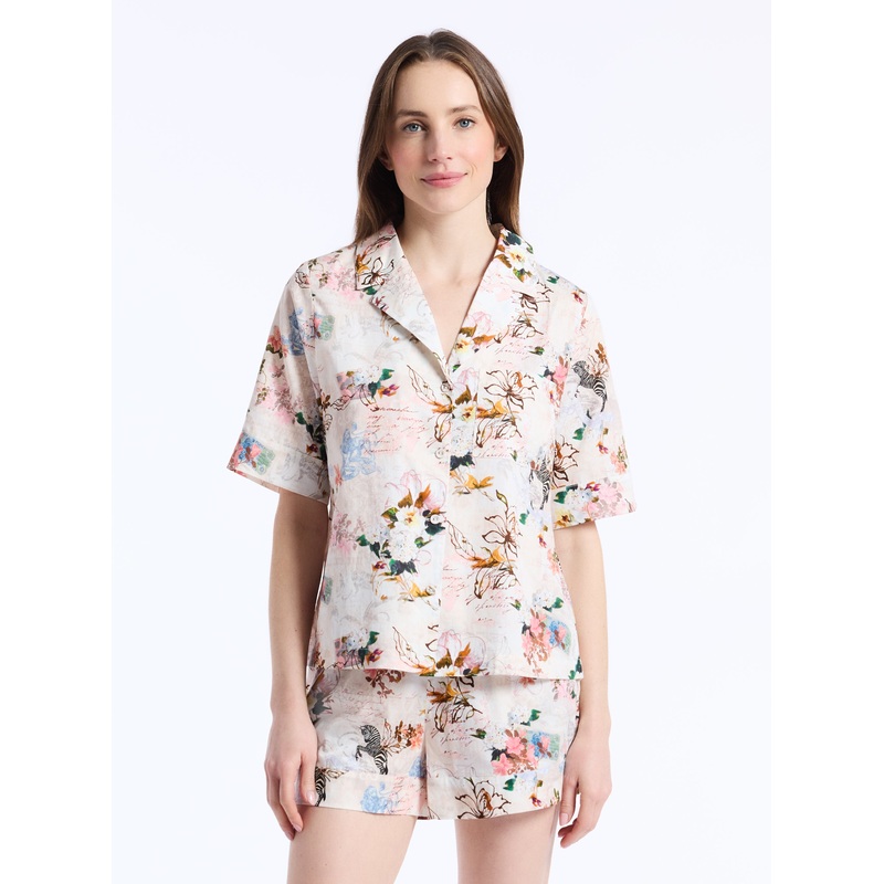 WOMEN’S PJ SHORT SET|MULTI|S|M|L|XL