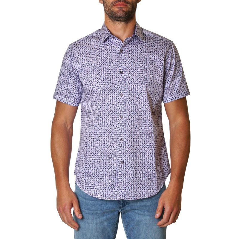 ATKINS SHORT SLEEVE BUTTON DOWN SHIRT