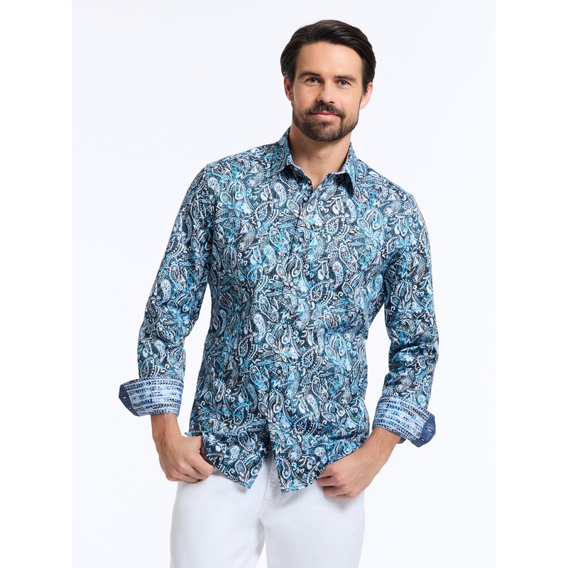 ATWELL LONG SLEEVE BUTTON DOWN SHIRT