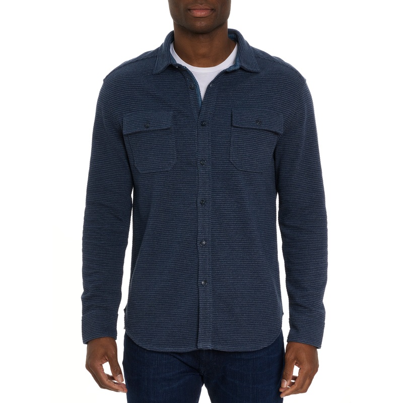 BRUNNER LONG SLEEVE KNIT|INDIGO|OFFWHITE|XS|S|M|L|XL|2XL|3XL|4XL