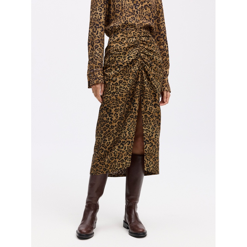 BRYNN SKIRT|BROWN|2|4|6|8|10|12|14