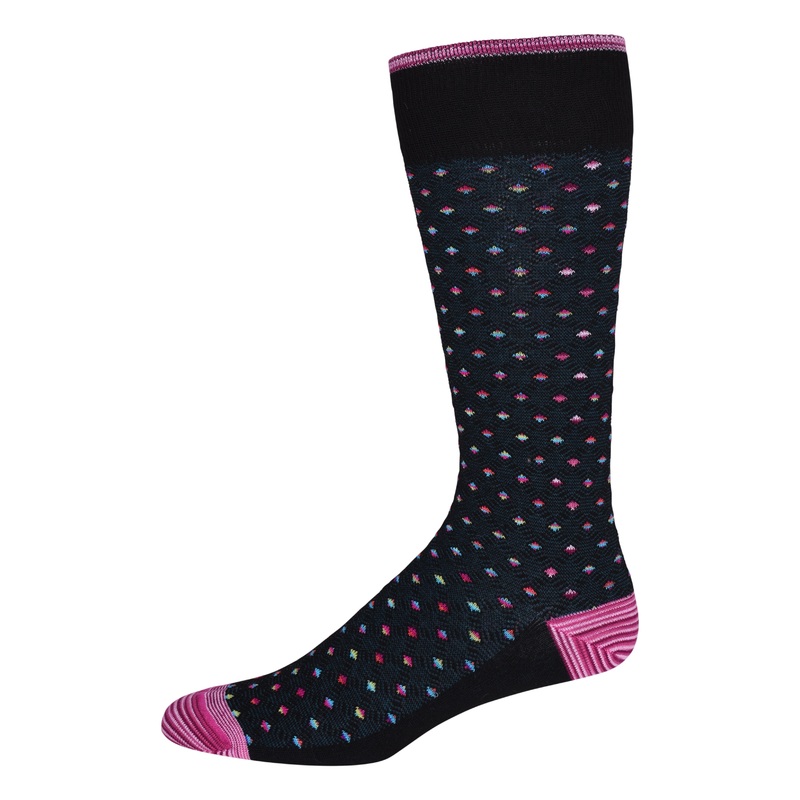 CLAREMONT SOCKS|BLACK|EA