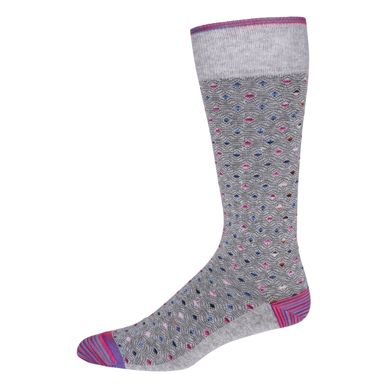 CLAREMONT SOCKS|LIGHT GREY|EA